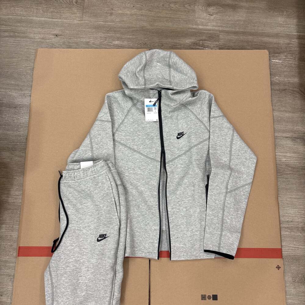 Gray Nike Tech Tracksuit
